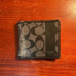 Coach Signature Canvas Wallet